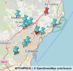 Mappa Tremestieri Etneo, 95126 Catania CT, Italia (3.80357)