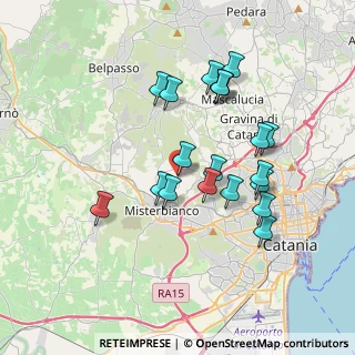 Mappa Via Santa Margherita, 95045 Misterbianco CT, Italia (3.8305)