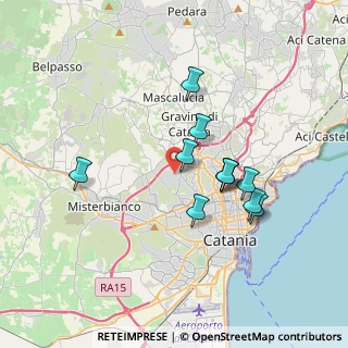 Mappa Via dei Gerani, 95045 Misterbianco CT, Italia (3.43909)