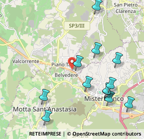 Mappa SP 229 Ctr. Pantano Casazze, 95032 Belpasso CT, Italia (2.62833)