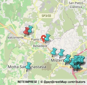 Mappa SP 229 Ctr. Pantano Casazze, 95032 Belpasso CT, Italia (3.373)