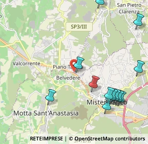 Mappa SP 229 Ctr. Pantano Casazze, 95032 Belpasso CT, Italia (2.87167)