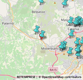 Mappa SP 229 Ctr. Pantano Casazze, 95032 Belpasso CT, Italia (6.529)