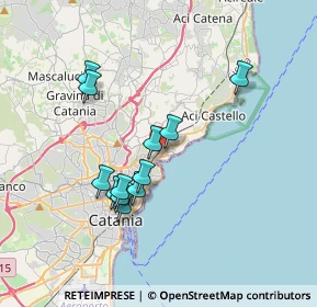 Mappa Via Argo, 95126 Catania CT, Italia (3.5925)