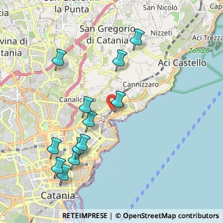 Mappa Via Argo, 95126 Catania CT, Italia (2.47167)