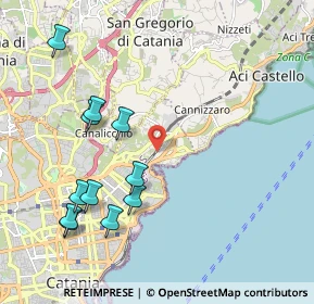 Mappa Via Argo, 95126 Catania CT, Italia (2.53091)