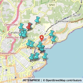 Mappa Via Argo, 95126 Catania CT, Italia (1.0045)