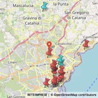 Mappa Via Antonello da Saliba, 95125 Catania CT, Italia (2.94059)