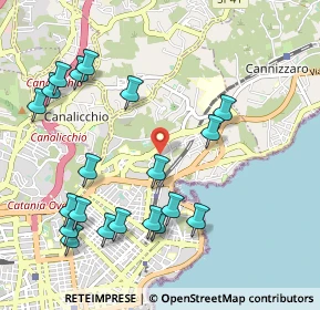 Mappa Via Ebe, 95126 Catania CT, Italia (1.3155)