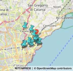 Mappa Via Ebe, 95126 Catania CT, Italia (1.41857)