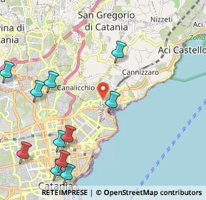 Mappa Via Ebe, 95126 Catania CT, Italia (3.06)