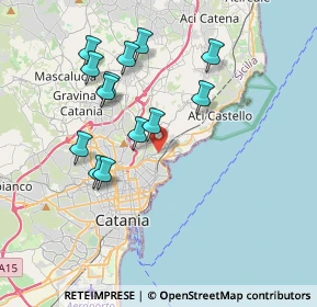 Mappa Via Ebe, 95126 Catania CT, Italia (4.03077)
