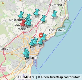 Mappa Via Ebe, 95126 Catania CT, Italia (3.90214)