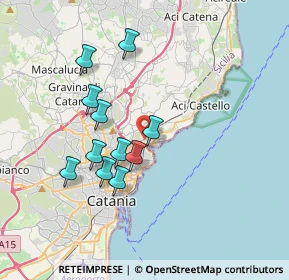 Mappa Via Ebe, 95126 Catania CT, Italia (3.62091)