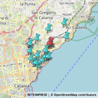 Mappa Via della Bellavista, 95126 Catania CT, Italia (1.57)