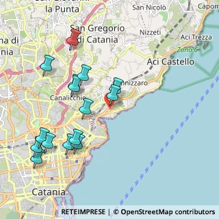 Mappa Via della Bellavista, 95126 Catania CT, Italia (2.43867)