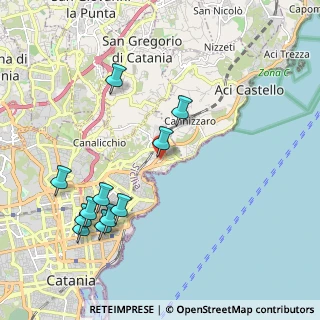 Mappa Via della Bellavista, 95126 Catania CT, Italia (2.52909)