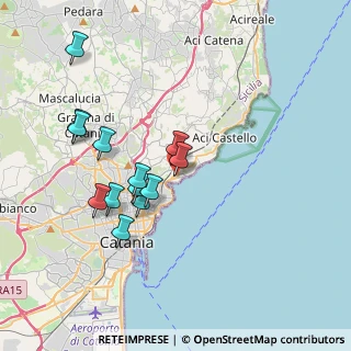 Mappa Via della Bellavista, 95126 Catania CT, Italia (3.93462)