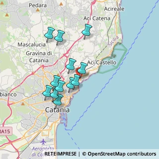 Mappa Via della Bellavista, 95126 Catania CT, Italia (3.49333)