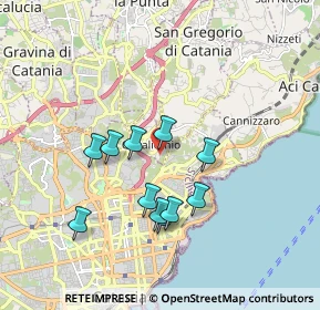Mappa Via del Parco, 95030 Catania CT, Italia (1.74909)