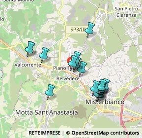 Mappa Via Salvatore Carnevale, 95032 Belpasso CT, Italia (1.892)