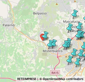 Mappa Via Salvatore Carnevale, 95032 Belpasso CT, Italia (6.576)