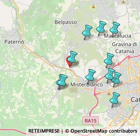 Mappa Via Salvatore Carnevale, 95032 Belpasso CT, Italia (4.34909)