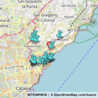 Mappa Via del Mughetto, 95126 Catania CT, Italia (1.7665)