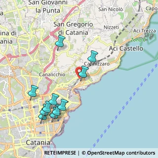 Mappa Via del Mughetto, 95126 Catania CT, Italia (2.53455)