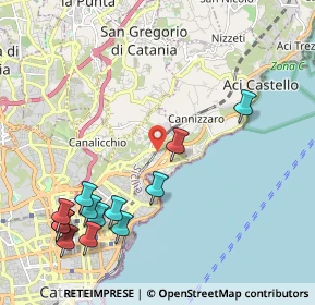 Mappa Via del Mughetto, 95126 Catania CT, Italia (2.84923)