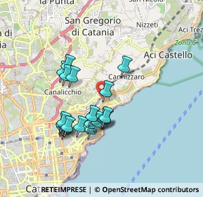 Mappa Via della Felce, 95126 Catania CT, Italia (1.7665)