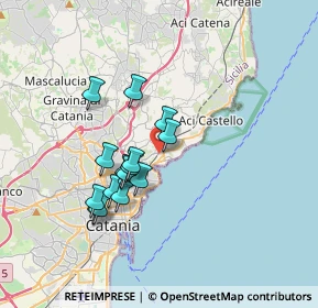 Mappa Via della Felce, 95126 Catania CT, Italia (3.288)