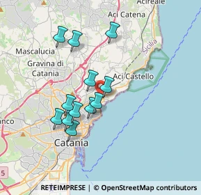 Mappa Via della Felce, 95126 Catania CT, Italia (3.43417)