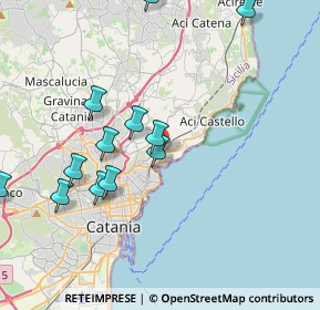 Mappa Via della Felce, 95126 Catania CT, Italia (4.725)