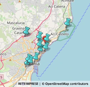 Mappa Via della Felce, 95126 Catania CT, Italia (3.44)