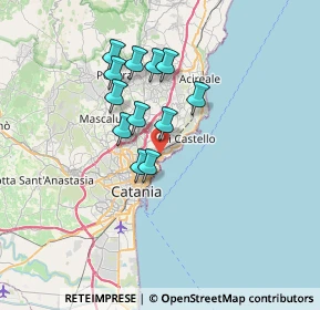 Mappa Via del Mughetto, 95126 Catania CT, Italia (6.135)