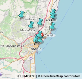 Mappa Via della Felce, 95126 Catania CT, Italia (6.29636)