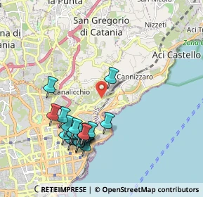 Mappa Viale Giuseppe Lainò, 95126 Catania CT, Italia (2.251)