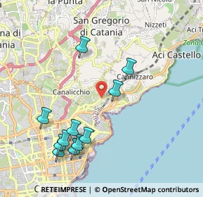 Mappa Viale Giuseppe Lainò, 95126 Catania CT, Italia (2.41455)