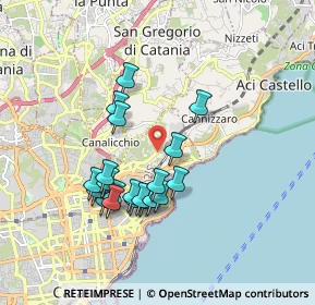 Mappa Viale Giuseppe Lainò, 95126 Catania CT, Italia (1.806)