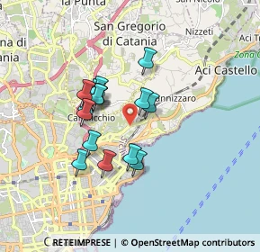 Mappa Viale Giuseppe Lainò, 95126 Catania CT, Italia (1.51375)