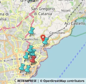 Mappa Viale Giuseppe Lainò, 95126 Catania CT, Italia (2.66417)