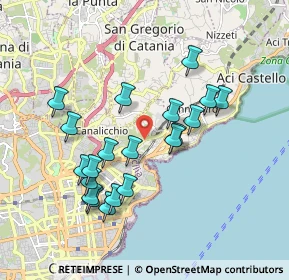 Mappa Viale Giuseppe Lainò, 95126 Catania CT, Italia (1.9795)