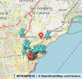 Mappa Viale Giuseppe Lainò, 95126 Catania CT, Italia (2.121)