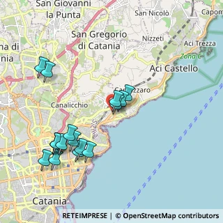 Mappa Via Glauco, 95126 Catania CT, Italia (2.39647)