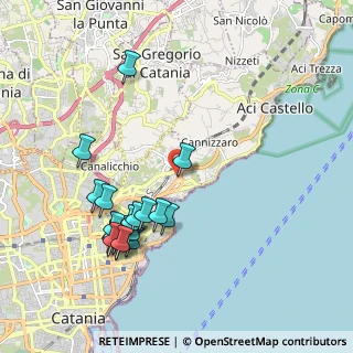 Mappa Via Glauco, 95126 Catania CT, Italia (2.374)