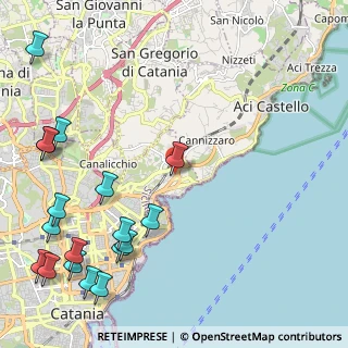 Mappa Via Glauco, 95126 Catania CT, Italia (3.49333)