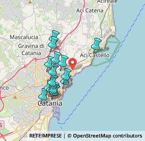 Mappa Via Glauco, 95126 Catania CT, Italia (3.47375)