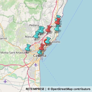 Mappa Via Glauco, 95126 Catania CT, Italia (5.84091)