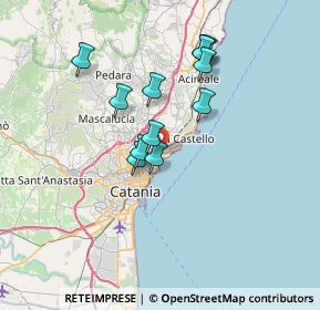Mappa Via Glauco, 95126 Catania CT, Italia (6.6525)